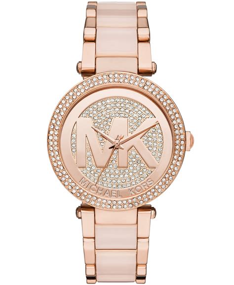 michael kors rose gold parker watch mk6176 in india|Michael Kors chronograph.